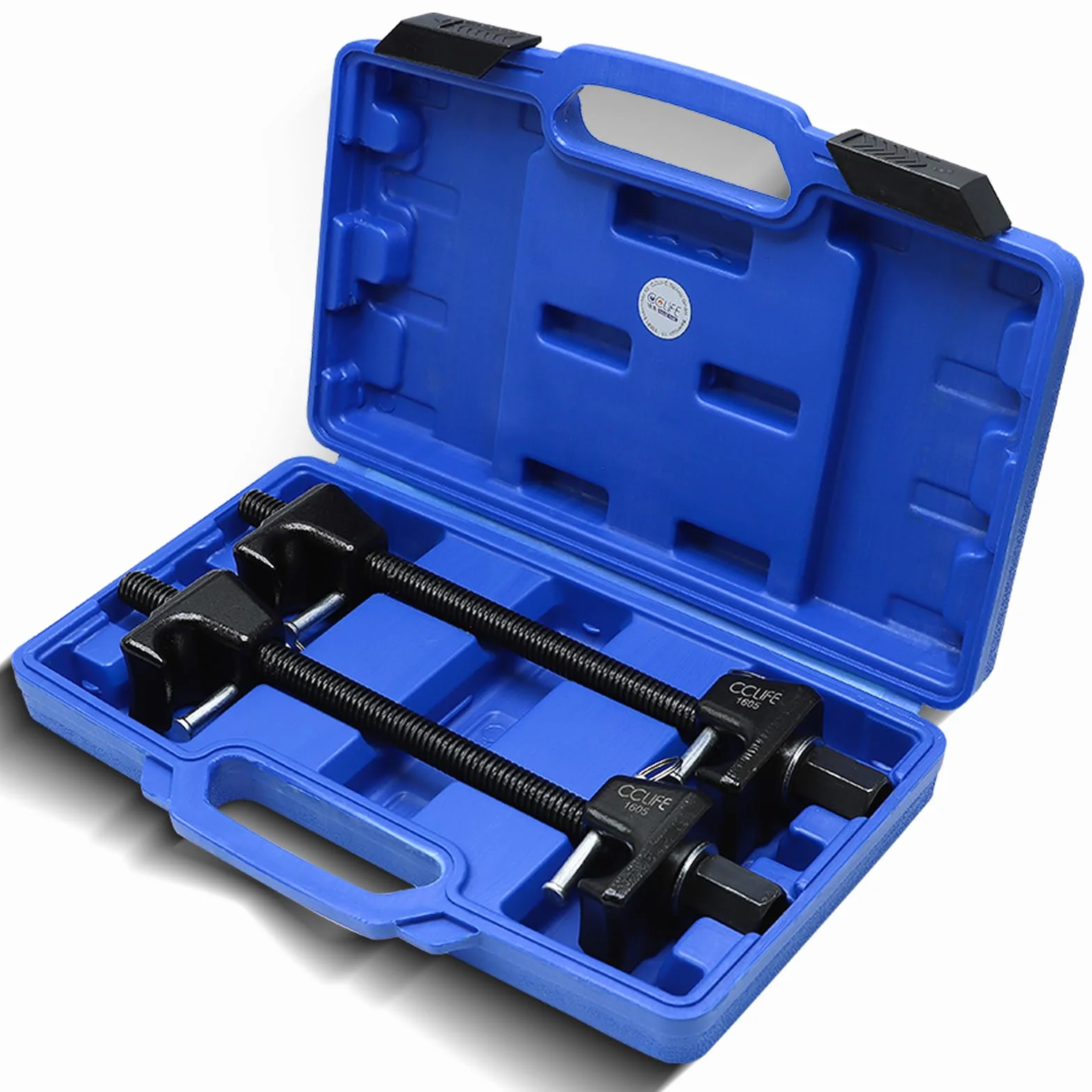 CCLIFE 2 piezas Compresor Muelles Amortiguador, Compresor Muelles Amortiguadores para Coche de 320mm, Herramientas para Coches