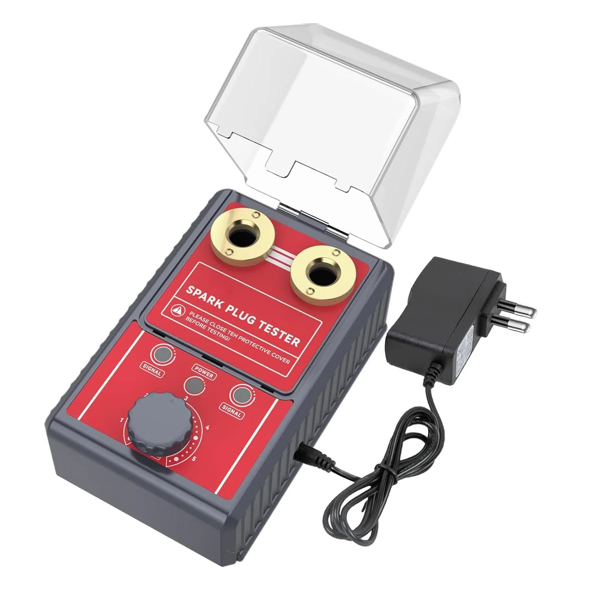 Probador de bujías de 0 a 6000 rpm, frecuencia de trabajo ajustable, 220 V, comprobador de encendido de coche, herramientas de diagnóstico para vehículos de gasolina de 12 V