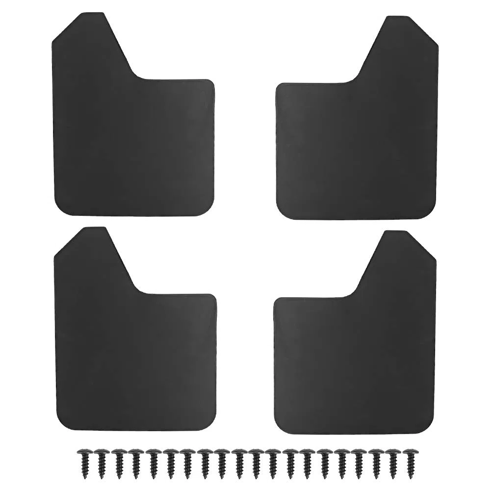 Guardabarros para Coche, Guardabarros, Guardabarros de Goma, Guardabarros Universal, Guardabarros, Guardabarros, Guardabarros de Repuesto para MF12-BAS-BLK