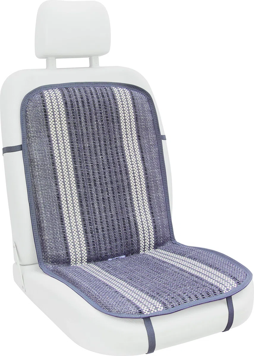 Don Fresco Cubreasiento 1 Respaldo, Gris, Universal, Material Orgánico, Compatible con Airbag