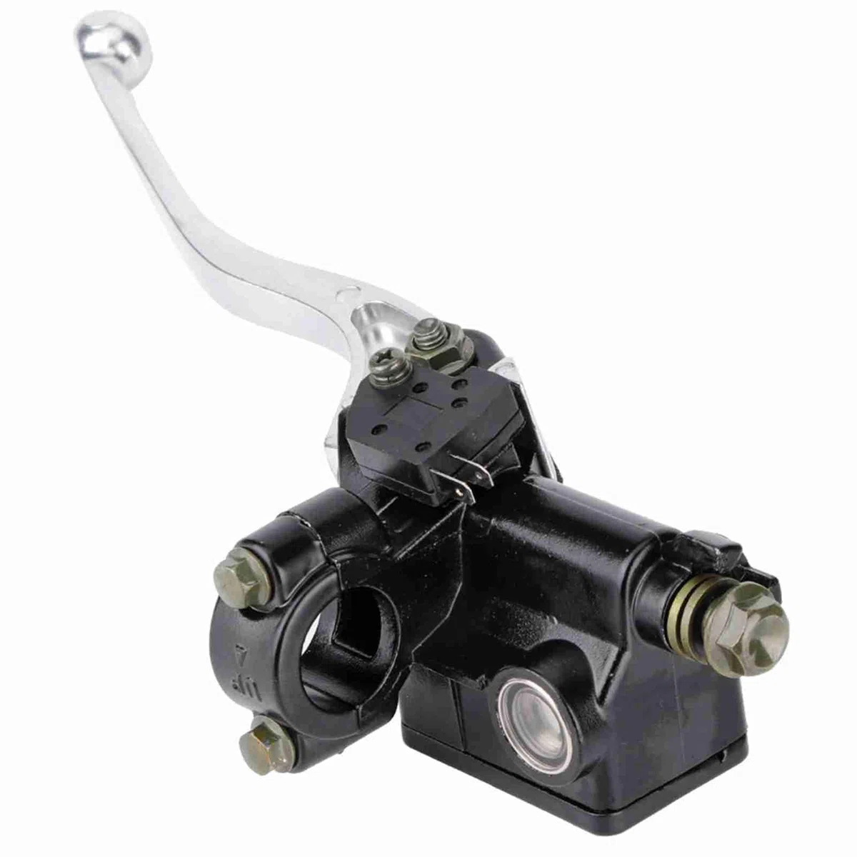 Palanca de Embrague de Freno Delantero de Motocicleta Cilindro Maestro para CB CBR250 VT250 VTR250 NSR250 No Plata 7/8 22 Mm Delantero Derecho,Cilindro maestro y piezas