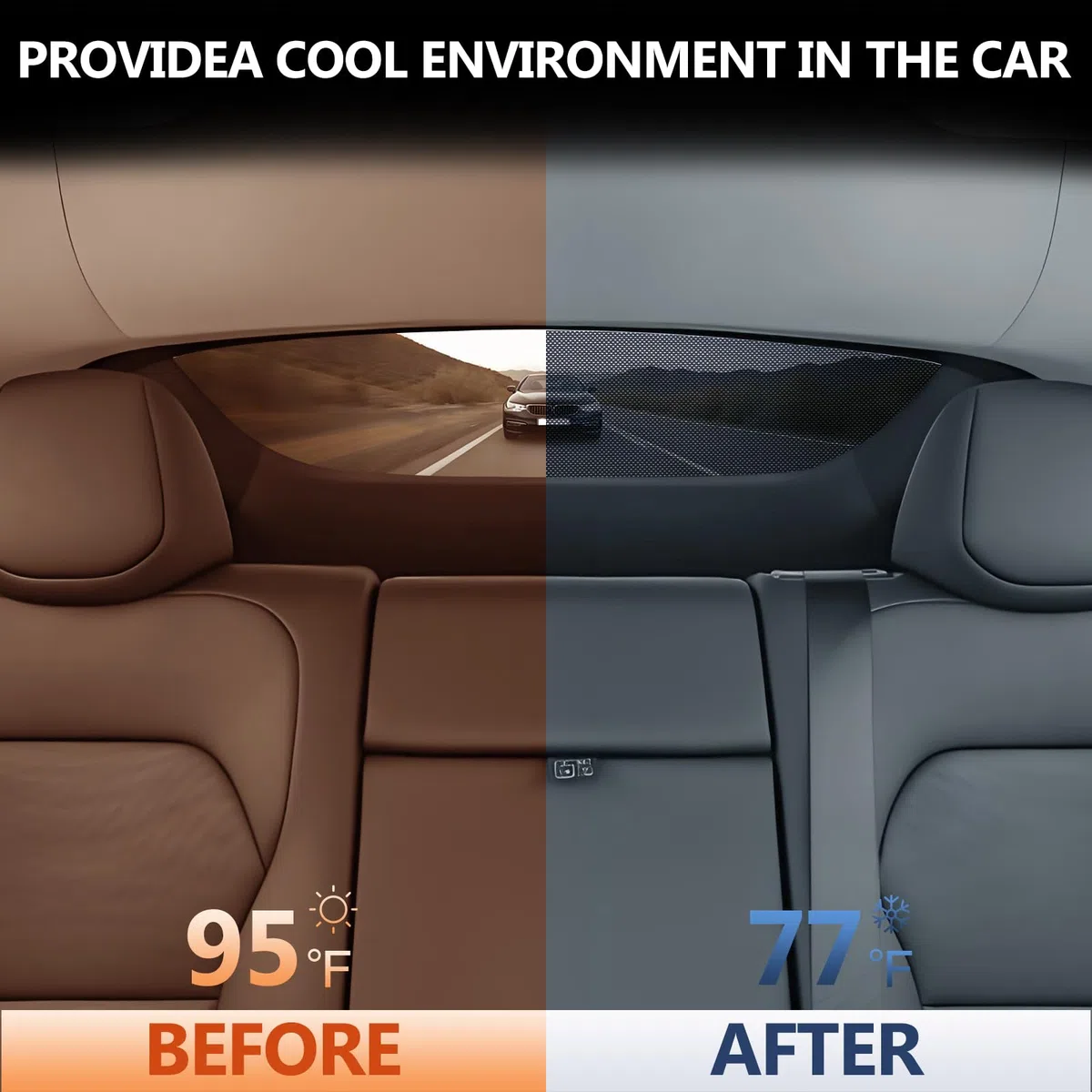 ZATOOTO Parasol Ventanas Traseras Coche para VW Golf 7 2015-2021, Protección Solar, Antirrayos UV, Apto para Niños, Plegable