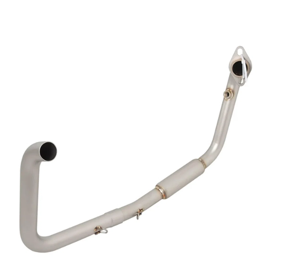 TNT125 TNT135 SISTEMA DE ESCAPE COMPLETO Para BENELLI TNT 125 135 SILENCIADOR DE ESCAPE DE MOTOCICLETA TUBO DE ESCAPE DELANTERO 2016-2022 Tubo escape motocicleta(Style 1)