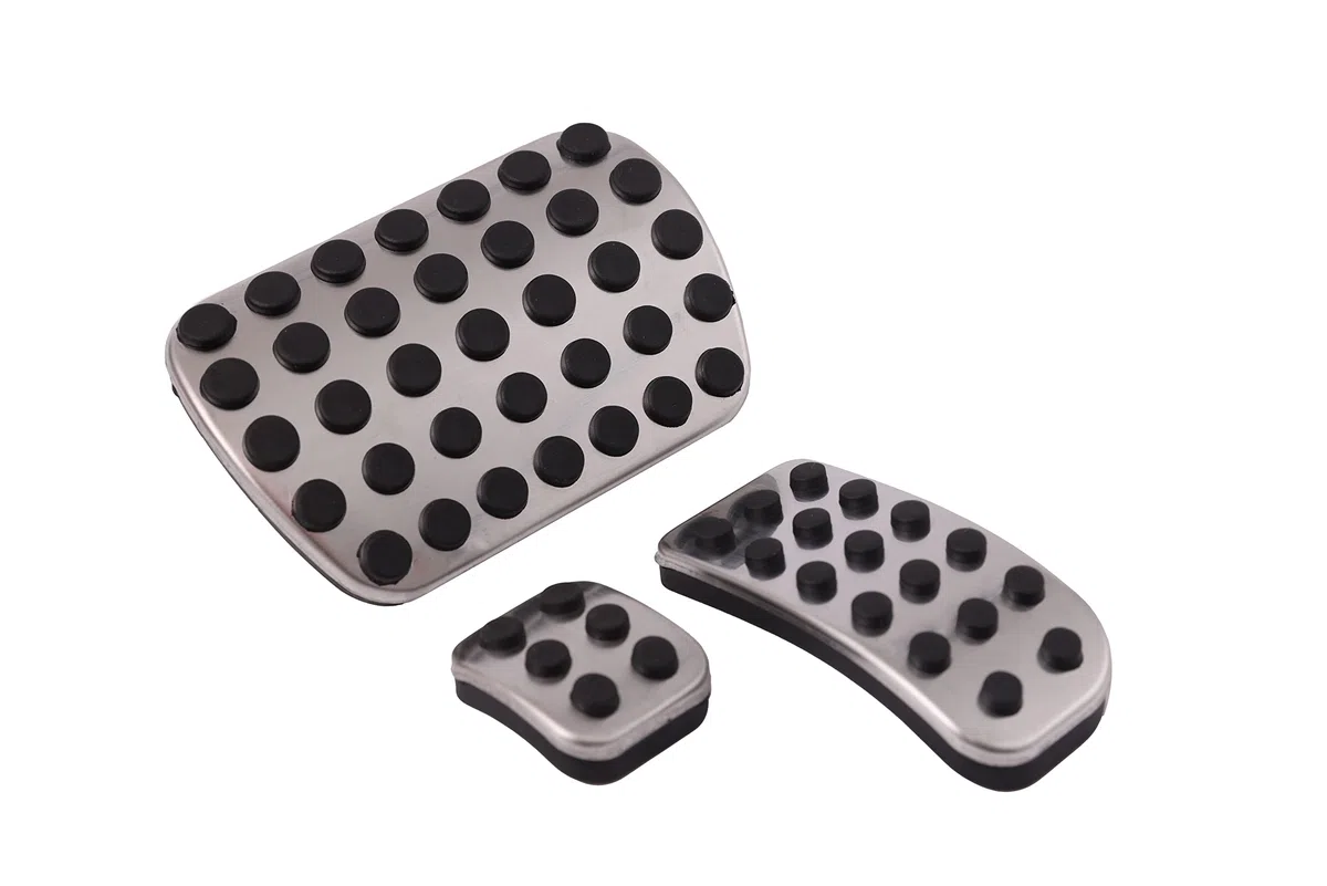 Juego de 3 accesorios para pedal de acero inoxidable para Vito Viano V-Class Valente Metris W639/W447