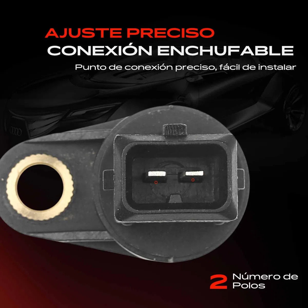 Frankberg Posición del cigüeñal Sensor del cigüeñal 2 Polos Compatible con Serie 3 E46 318d 320d Serie 3 Touring E46 318d 320d Serie 5 E39 520d 525tds 525td Serie 5 Touring E39 520d 525tds 13622243560