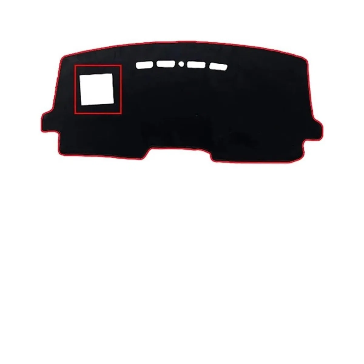 Protector De Consola Para Citroen C3 C4 Aircross 2017-2022 Parasol Cubierta Tablero De Automóvil Tapete De Tablero Alfombra Cubierta salpicadero Coche(Red LHD With HUD)