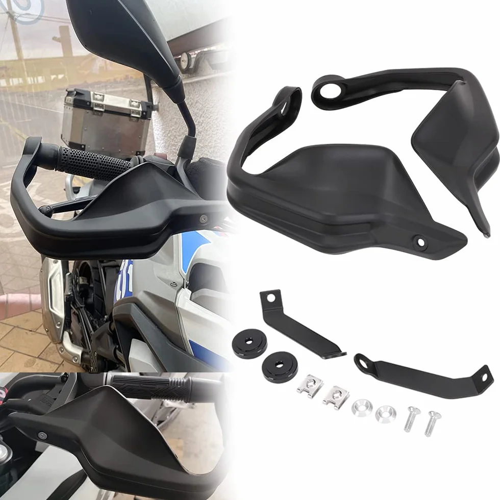 Anxin - Protector de Manos para Moto (plástico ABS, NC700X 750X CB650F CTX700 2014-2018), Color Negro