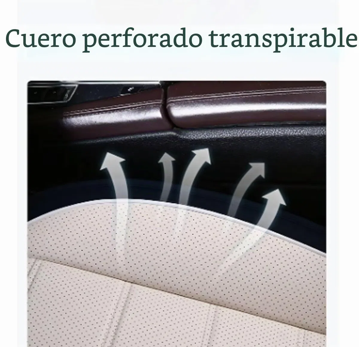 Funda Asiento Coche para Peugeot 5008 Juego Completo de Fundas Cuero Protectores Asiento Coche Delanteros y Traseros