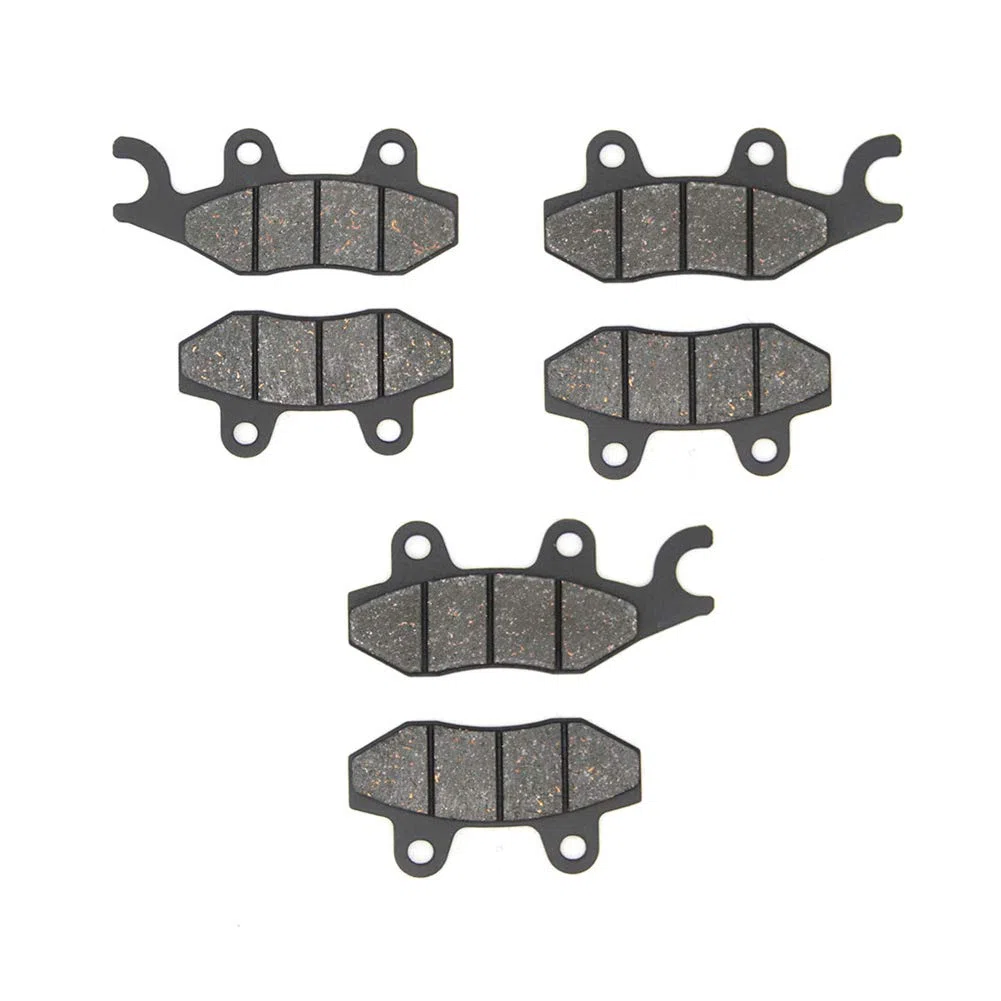 Semi-metálicos Pastillas de freno Delanteras + Traseras para XTZ 750 Super Tenere (1989-1995)
