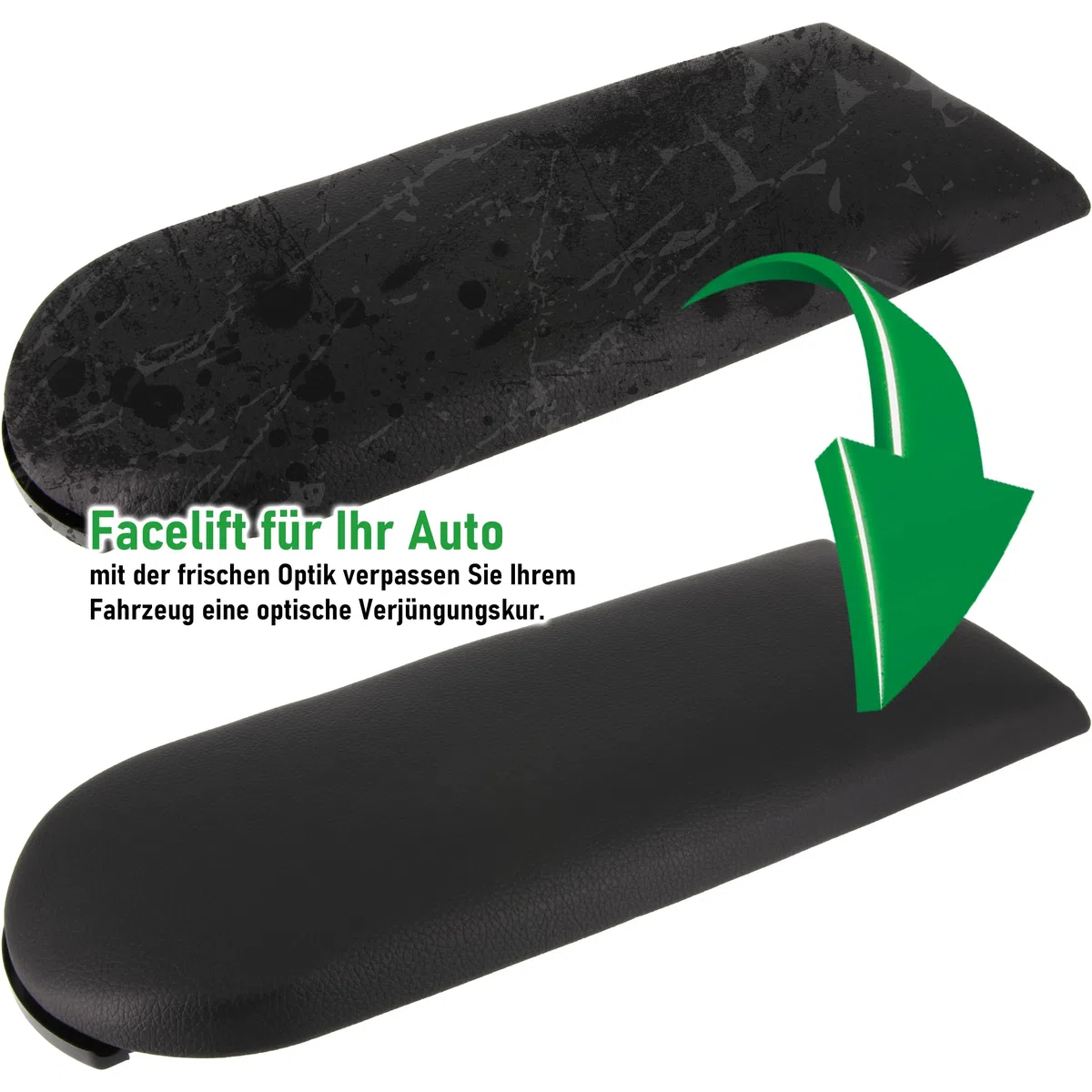 RECAMBO Tapa de reemplazo para reposabrazos central compatible con Seat Toledo IV Tipo KG3 de 2012-2019 - ajuste robusto - apariencia original - mecanismo duradero - instalación rápida - reemplazo