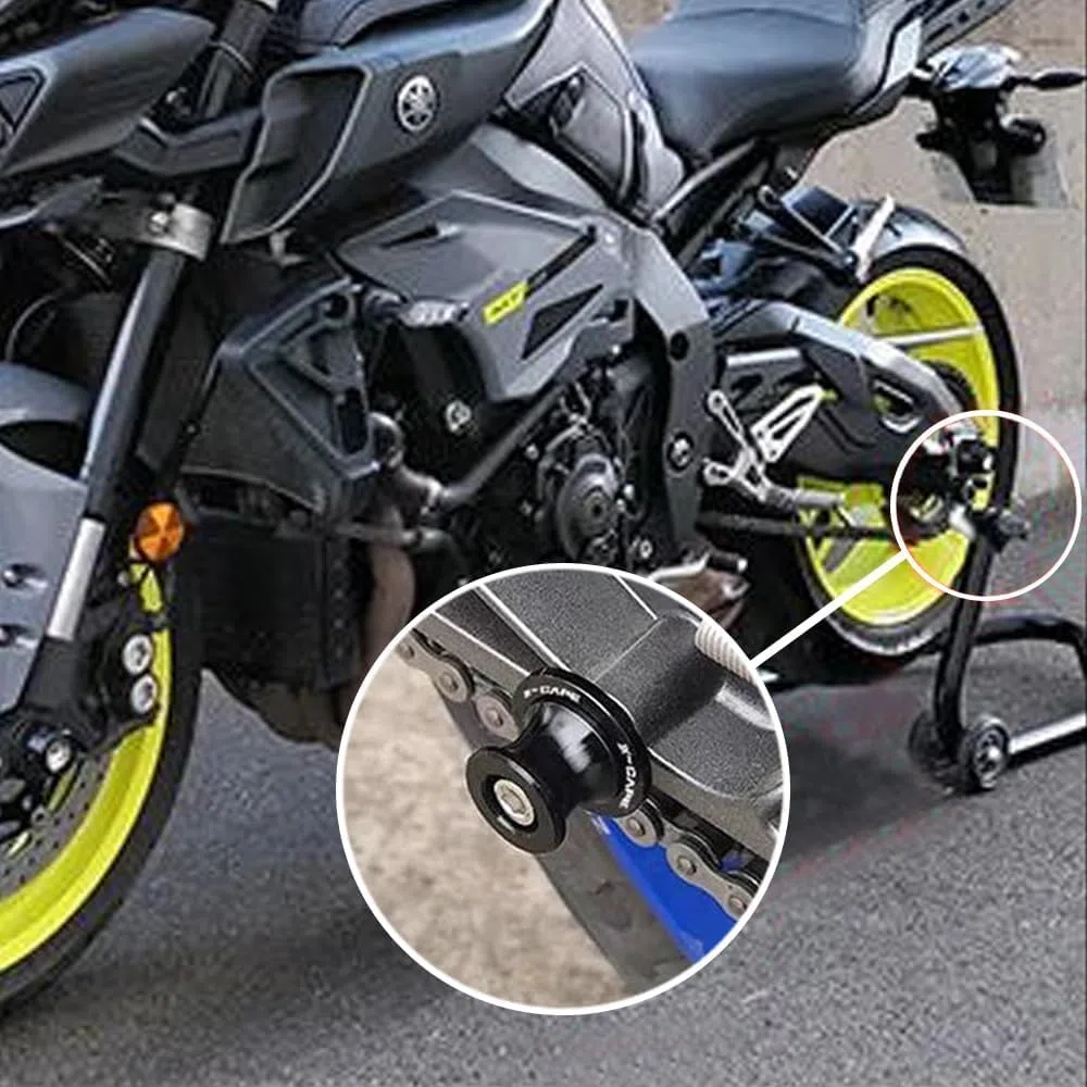 X-Cape 650 Moto M10 Diabolos 10mm Bobine Brazos Oscilantes del Soporte para Morini XCape 650 X 2022 2023 2024 - Negro