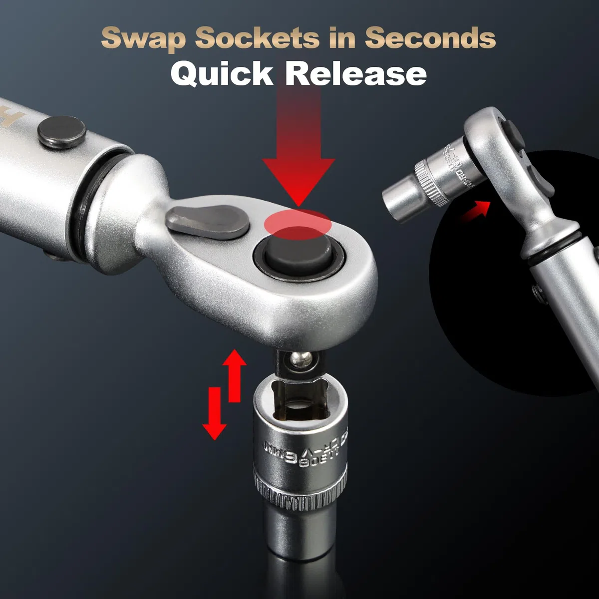 Hairich Llave dinamométrica para bicicleta de 1/4 pulgadas, 3 – 25 Nm, juego de llaves de torque pequeña, ± 3% de precisión de error, llave de par de torsión con 72 dientes, cabezal de carraca