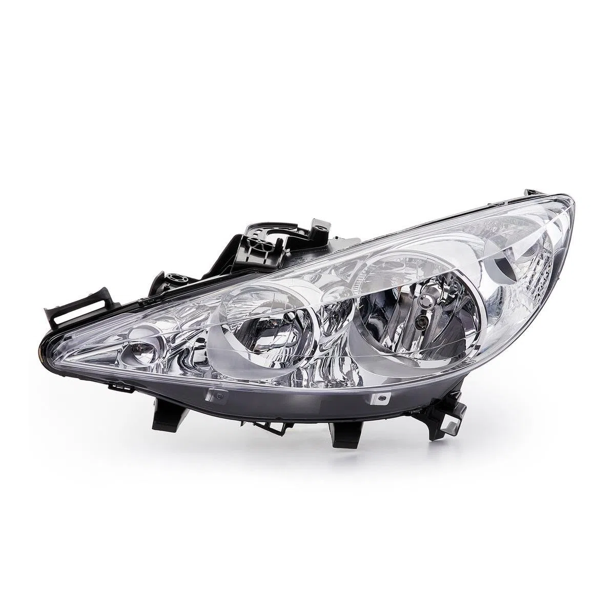 Depo 2751283 Faro, Eléctrico, Cromado, H7, H1 Izquierdo