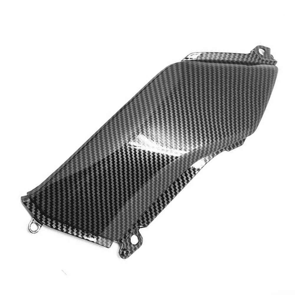 Cubierta lateral del tanque de gas de motocicleta, fibra de carbono de carenado, material ABS, para Z900 2017 2020, repuesto de pernos de agujeros preperforados negros