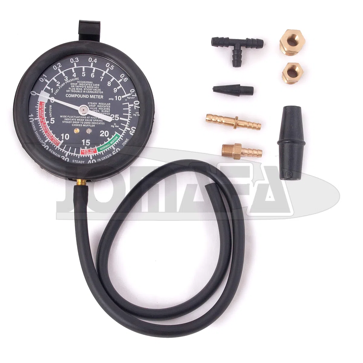 COMPROBADOR DE PRESIÓN Y VACÍO VACUÓMETRO MANÓMETRO PARA MEDIR PRESION DE COMBUSTIBLE TURBOS, VALVULAS...