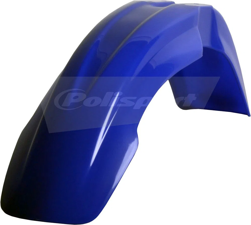 POLISPORT 8552200005 - Guardabarros delantero réplica OEM fabricado en plástico brillante duradero y resistente compatible con motocicletas Yamaha en color azul