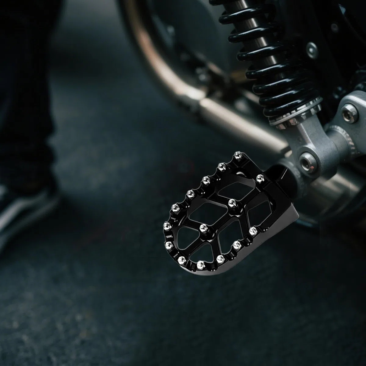 Clavijas para moto, estribos para motocross, accesorios reposapiés para Powersports todoterreno aventura carretera