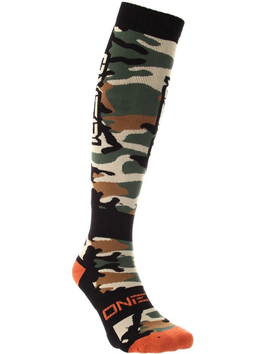 O`Neal Pro MX Sock WOODS CAMO Black/Green