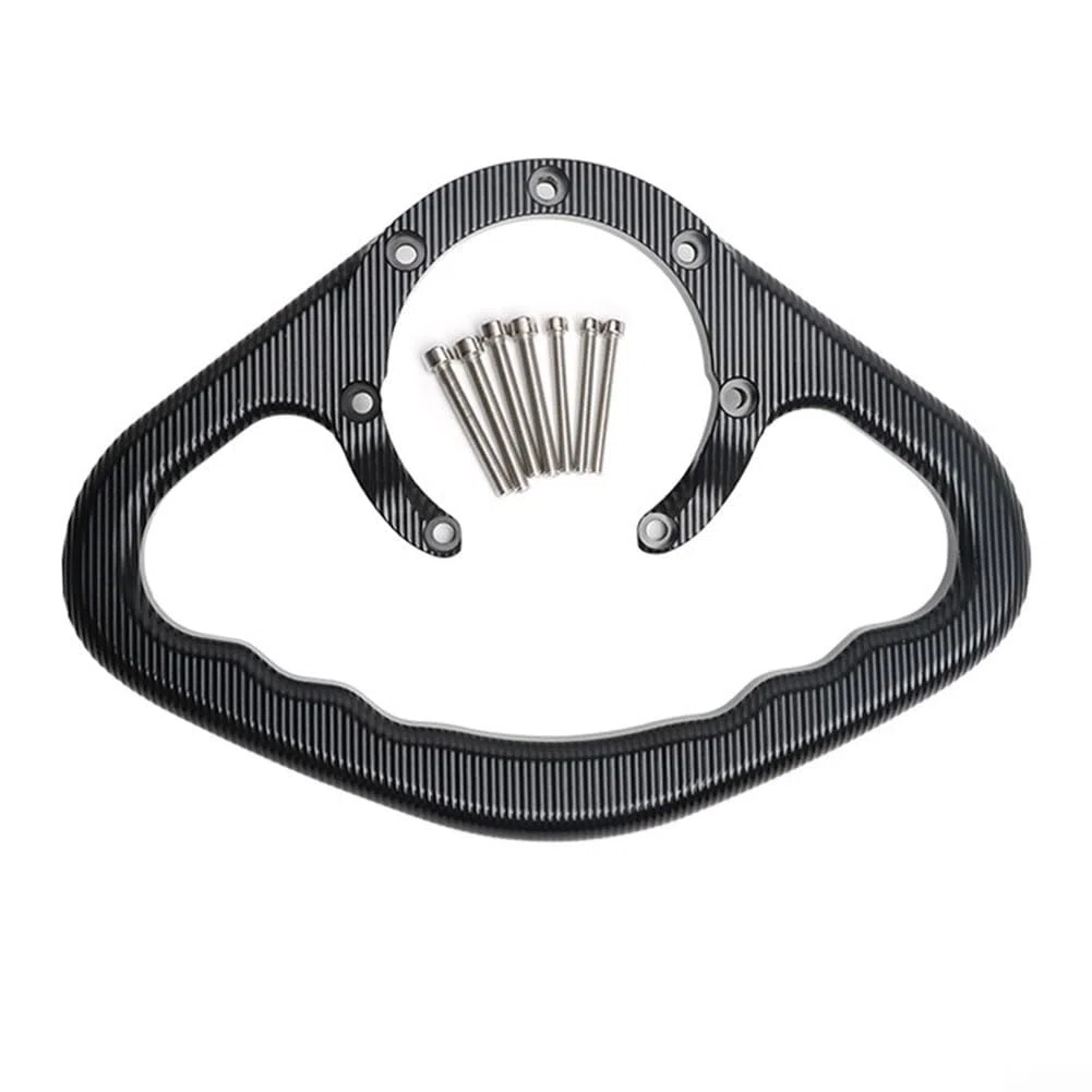 Yuanpgky Mango de agarre para tanque de motocicleta, agarre de seguridad para pasajeros, reposabrazos de aluminio CNC para modelos Honda CBR600 CBR900RR Series (negro)