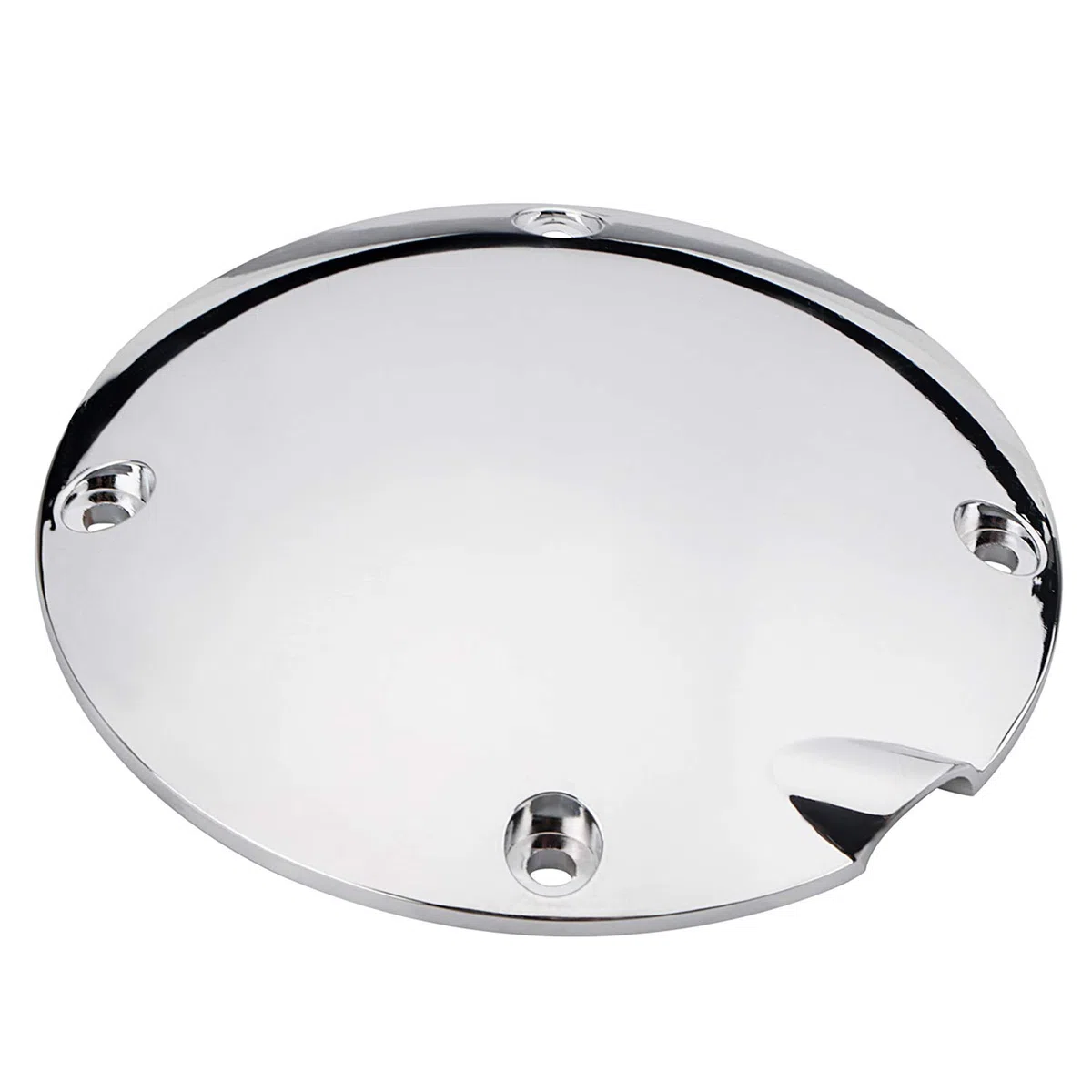 Tapa de embrague Derby de 4 orificios para motocicletas cromada y satinada para Harley 1994-2003 Sportster XL 883 1200
