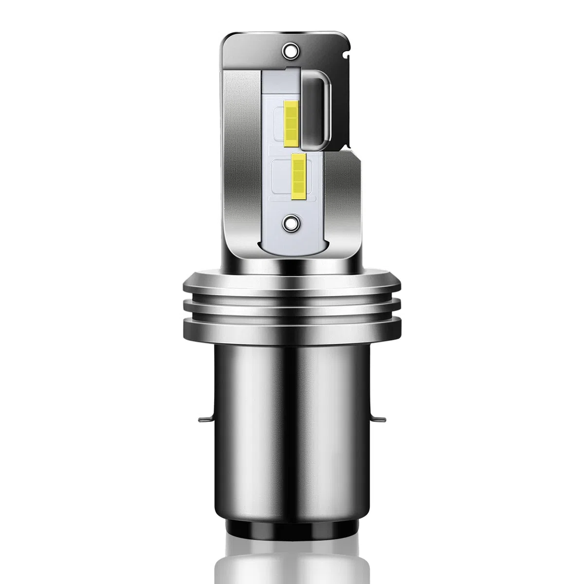 GLL 1pc BA20D LED Faro CPS 1860 4SMD H616 Luz Alta/Baja Bombillas de Faro de Moto 1500 Lumens 6500K