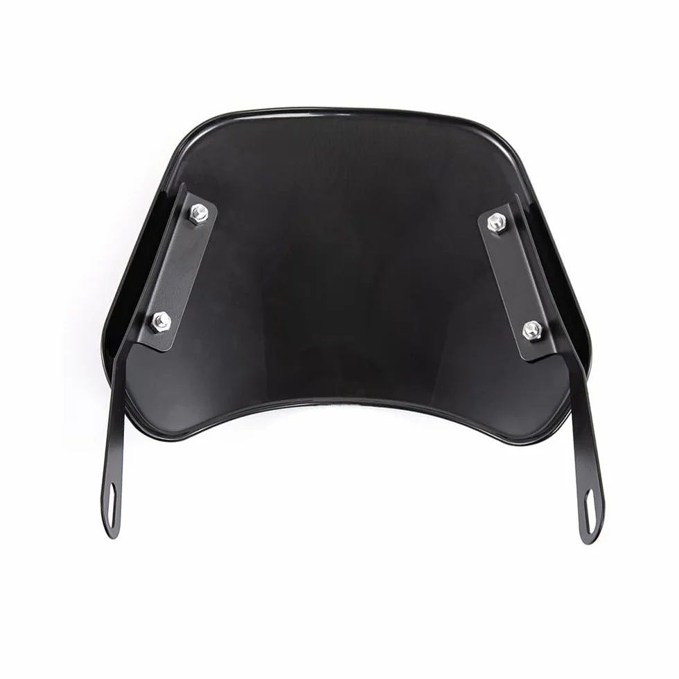 Deflector de Parabrisas Universal para Motocicleta para Faros de Motocicleta de 5 '' - 7 '' (Negro)
