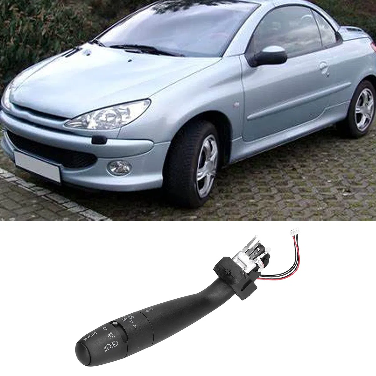 AMONIDA Control de Señal de, Interruptor Indicador de Señal de del Coche Reemplazo Izquierdo para 206 207 307 301 308 3008 405 4074