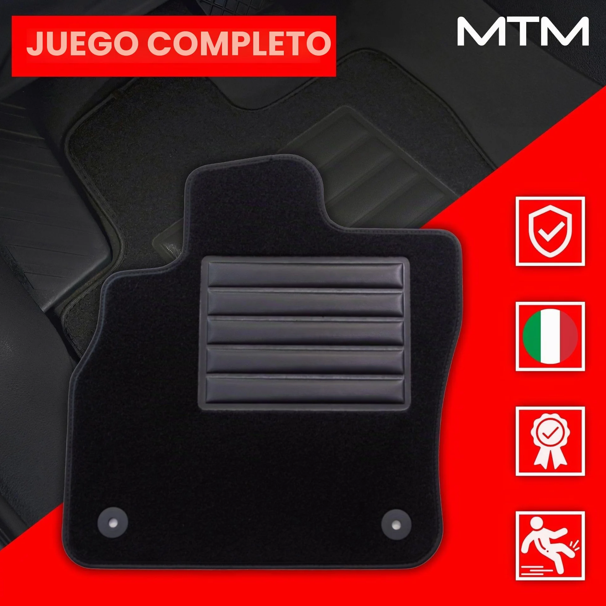 MTM SP-2611 Alfombrillas a Medida en Velour para Zafira B 5 posti 05.2005-12.2011