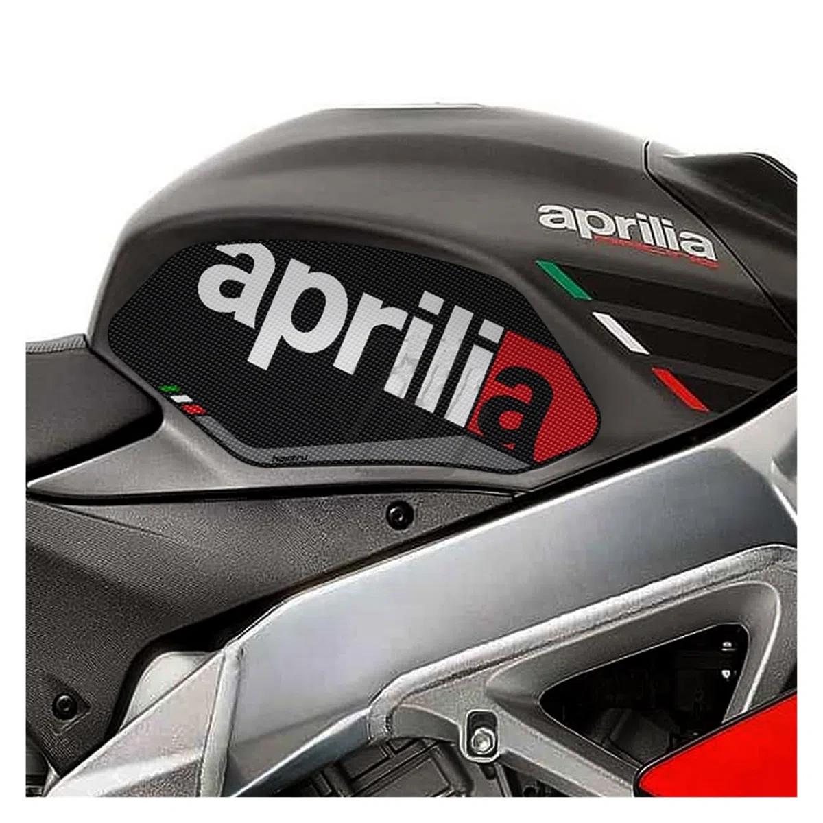 DEHIWI Accesorios para Motocicleta, Protector Lateral para Almohadilla de depósito, Alfombrilla para Rodilla para Aprilia RSV4 2010-2021 Tuono 1100 2015-2021 Calcomanías de protección