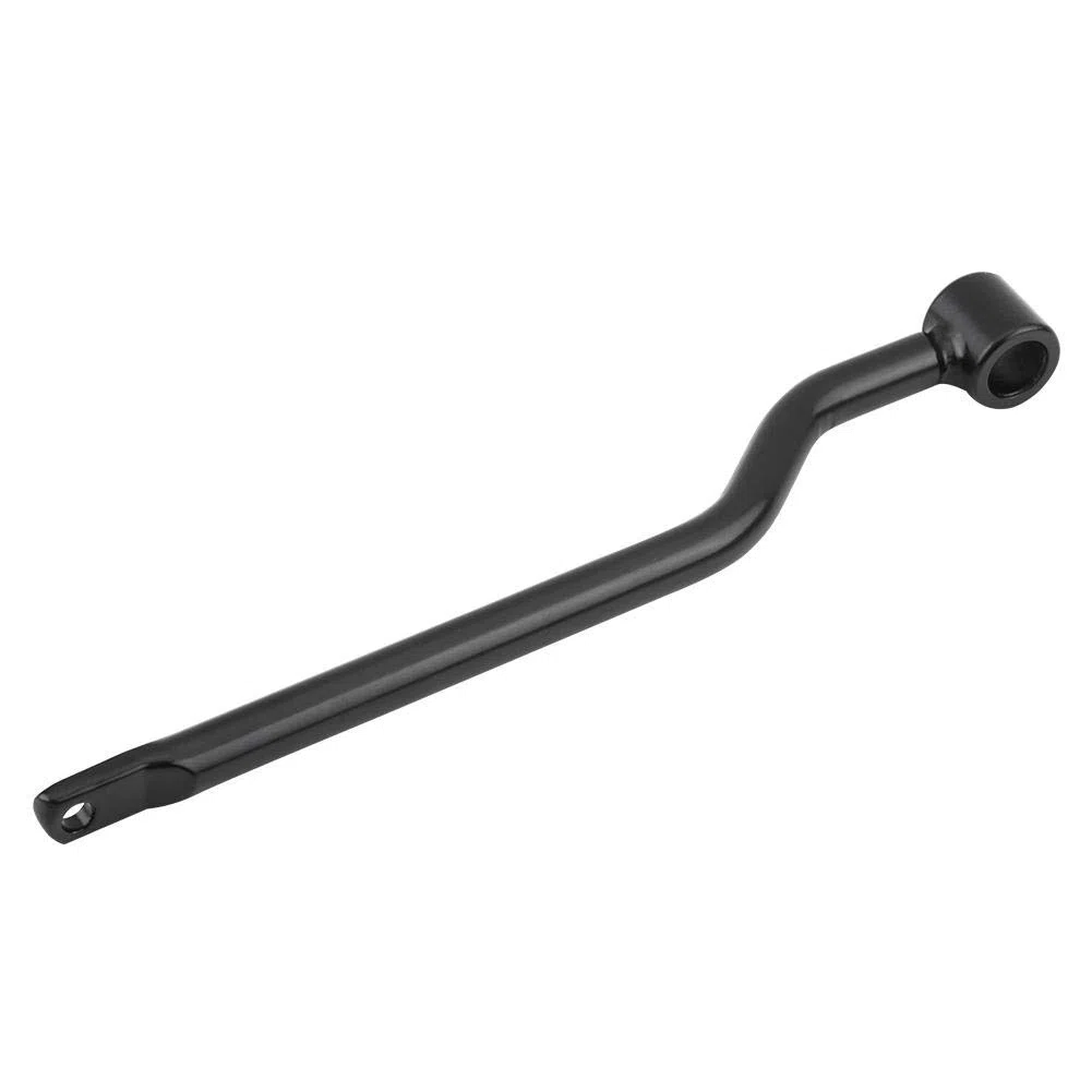 Qiilu Soporte de Ribete para Motocicleta, Varilla de Soporte de alforja para Soporte Negro de Motocicleta