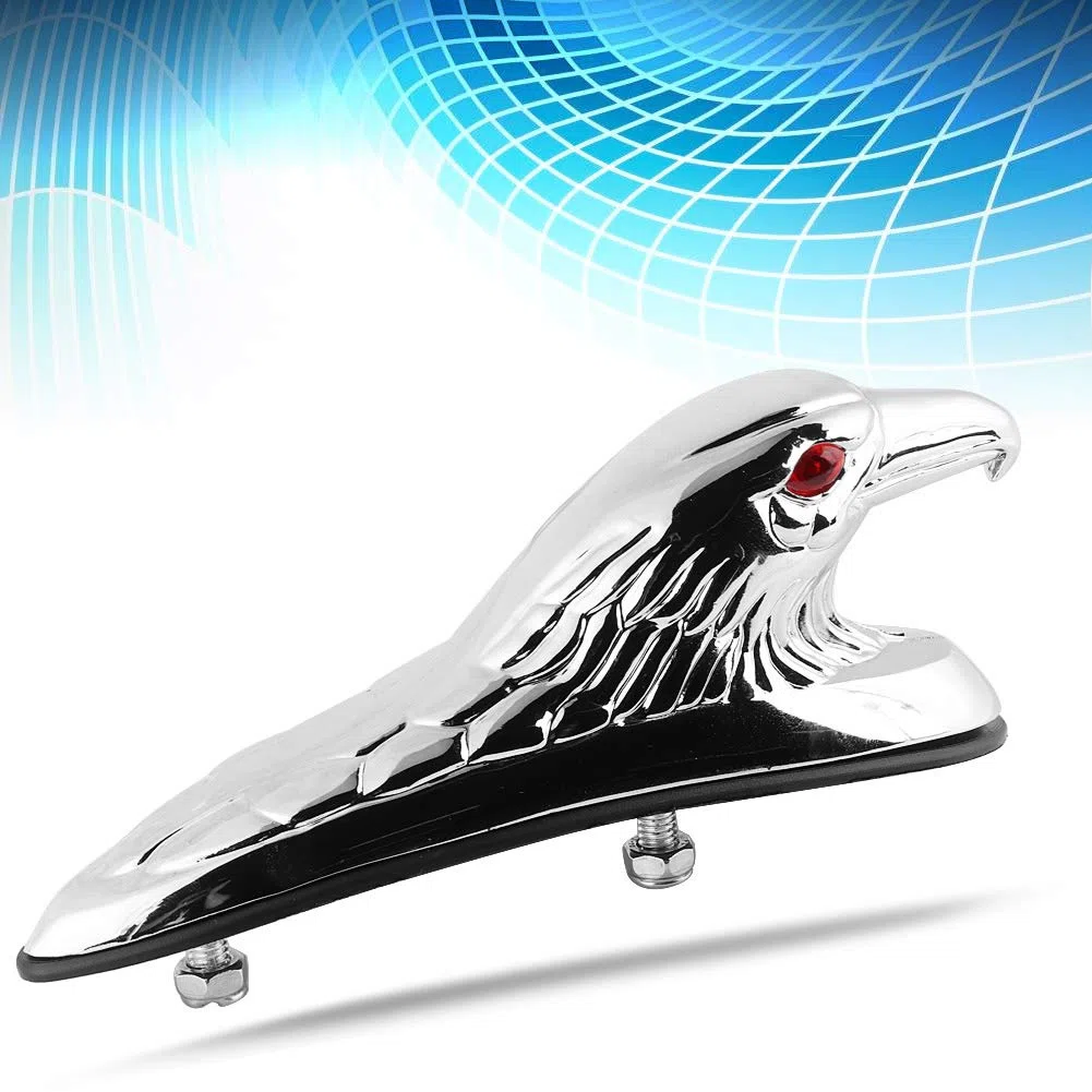EBTOOLS para águila guardabarros delantero cabeza de águila motocicleta guardabarros delantero tapa cabeza águila universal guardabarros delantero motocicleta decoración adorno cabeza águila estatua