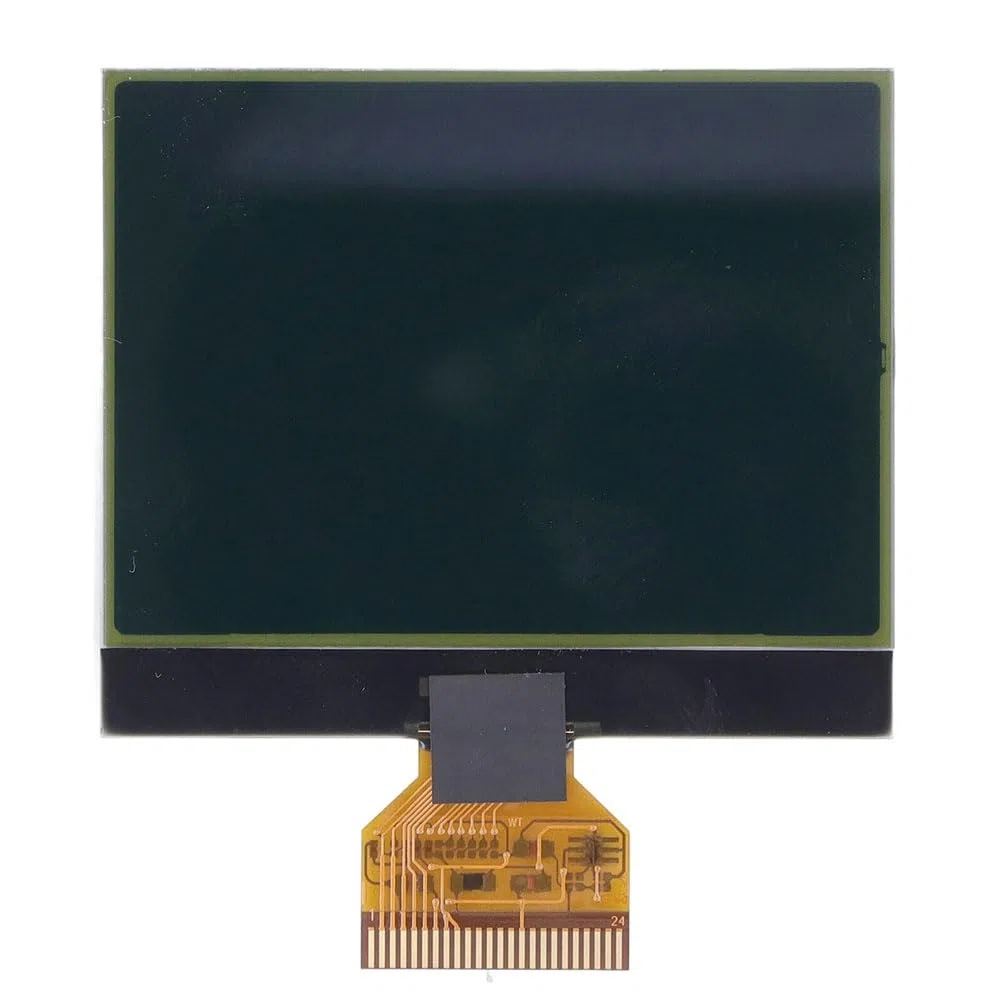 Pantalla LCD de tablero Donkivvy, pantalla de visualización del cluster de instrumentos LCD con conexión FPC del velocímetro Compatible con A4 B6 B7 2002-2008