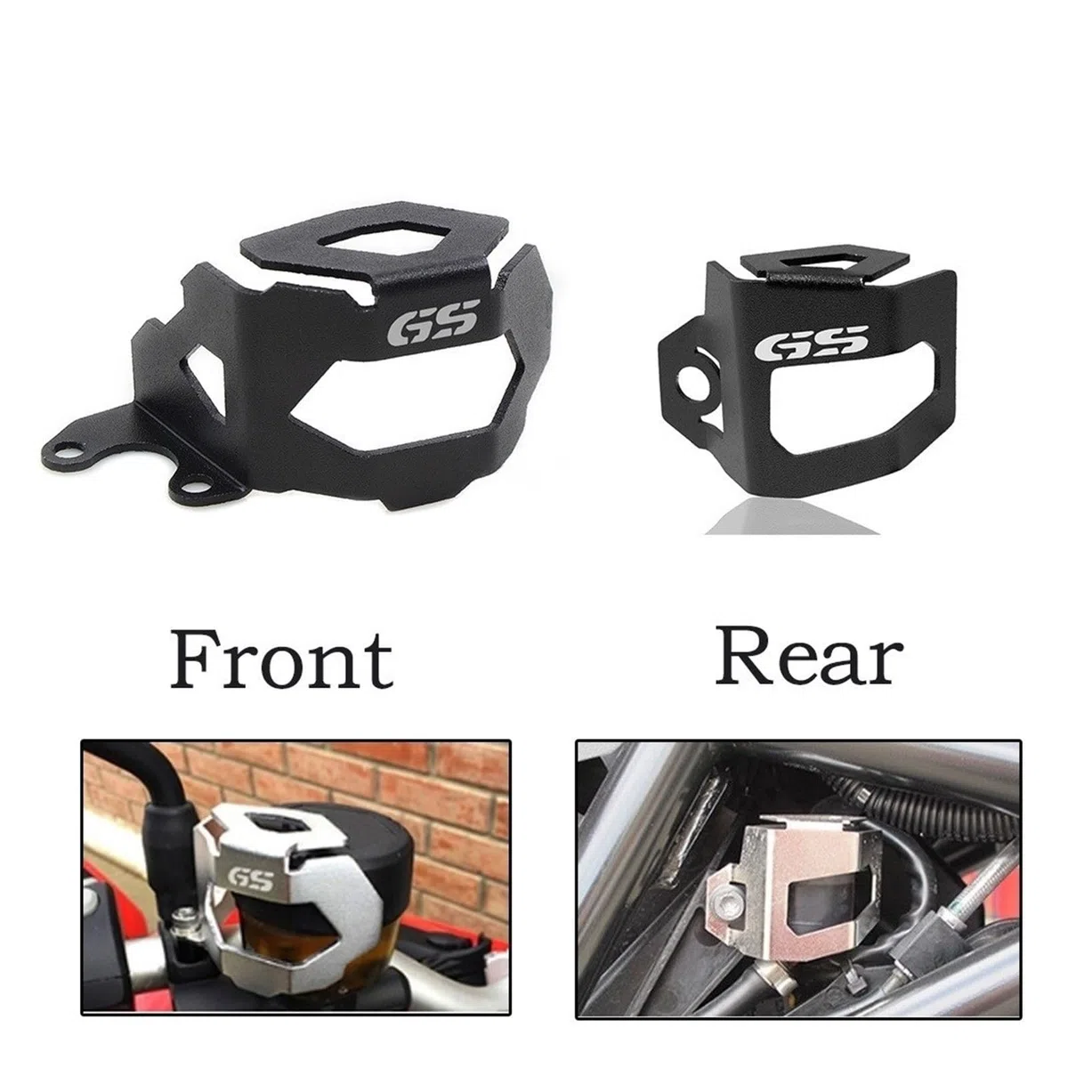 Trasera Líquido Freno Cubierta Protectora para F800GS F700GS 2008-2013 2014 2015 2016 2017 2018 Cubierta Protectora Depósito Líquido Freno Delantero Y Trasero