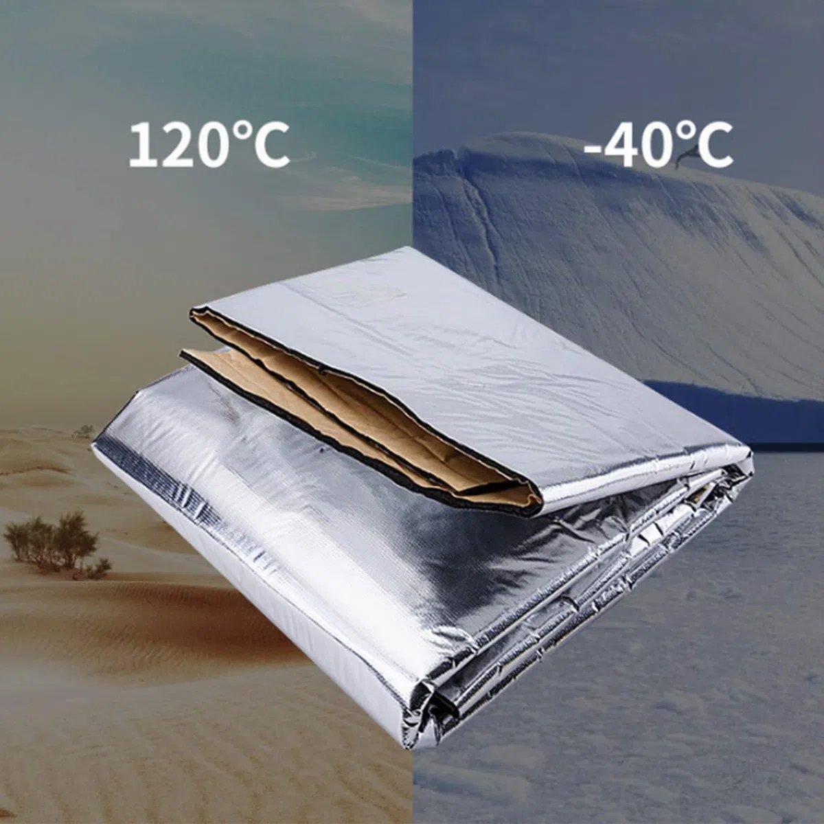 140cmx100cm Aislante Térmico Insonorizante Forro Papel Adhesivo 5mm de Espesor Espuma Aislante Acústico Insonorización Coche, Alfombrillas Aislantes para Coche