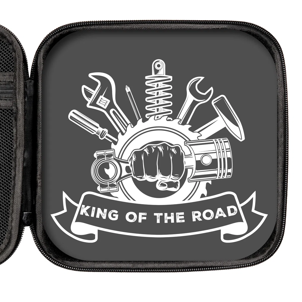 Froster Set de Regalo para Amante de los Coches, Regalos para Mecánicos, 3D Taza Neumático, Pulsera Magnética de Trabajo, Cucharilla