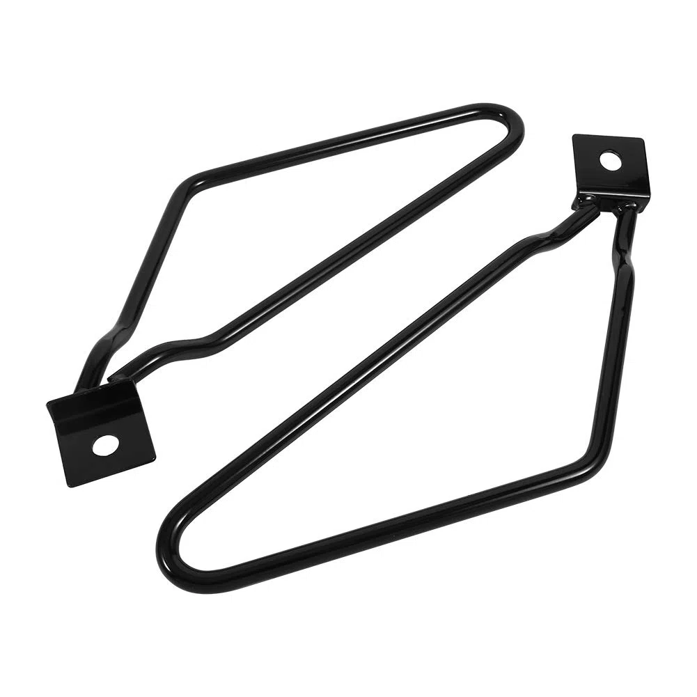 Soporte de Alforja de Motocicleta, 2 Piezas Soporte de Fijación de Alforja de Motocicleta, Soporte de Montaje de Alforja Izquierda Y Derecha para XL883/1200 HD1450/1584 (Negro)(negro)