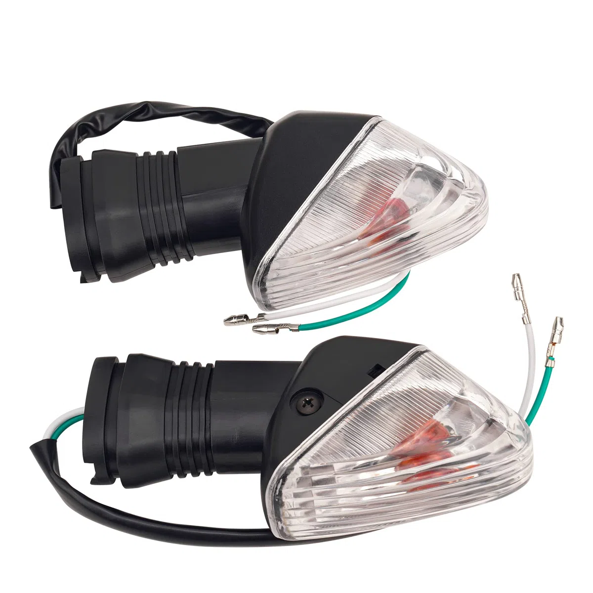 Road Passion Motocicleta Luz de señal de giro Compatible con KAWASAKI NINJA ZX-10RR 2017-2020 / NINJA ZX-6R 600 1997-2012 / NINJA ZX-6R 636 2005-2006 / NINJA ZX-6RR 2003-2006 / Z1000 2007-2009