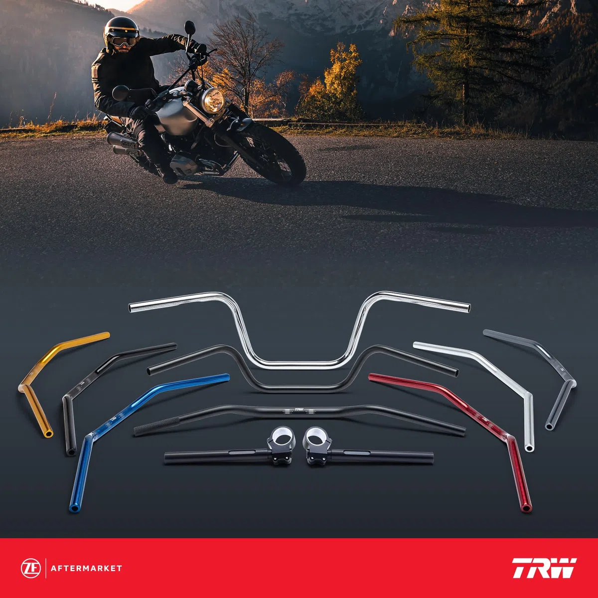 TRW MCL110SS Manillar negro