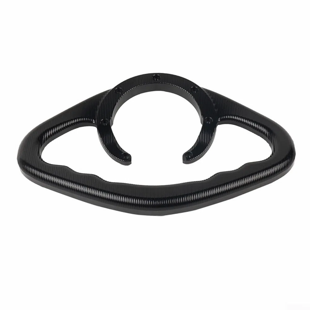 Yuanpgky Mango de agarre para tanque de motocicleta, agarre de seguridad para pasajeros, reposabrazos de aluminio CNC para modelos Honda CBR600 CBR900RR Series (negro)