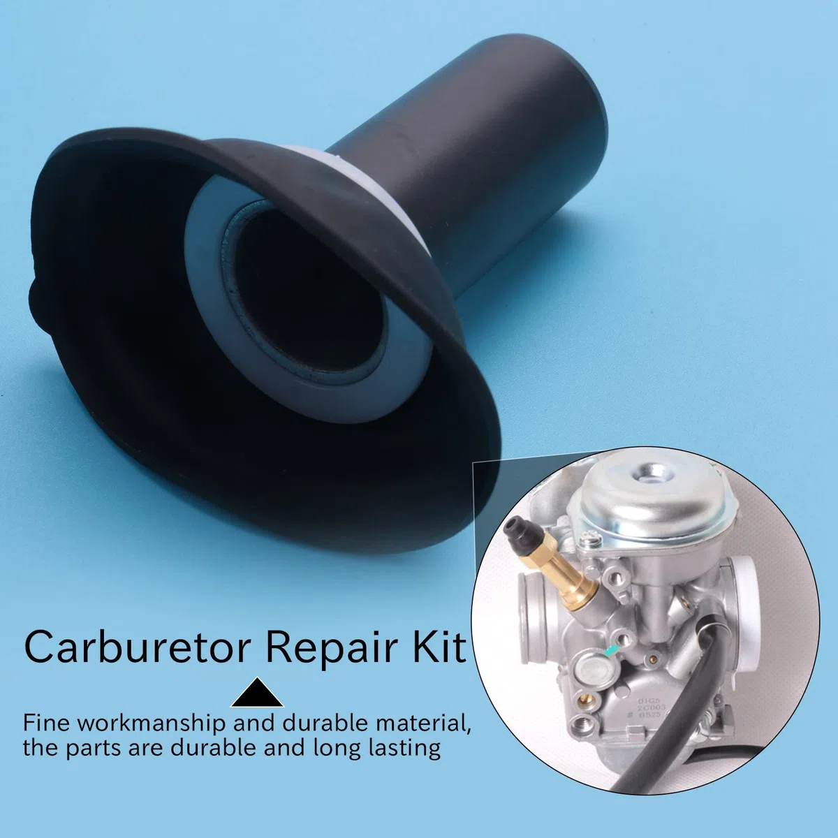 Kit de Reparación de Carburador para Virago XV535 1990-2001 XV 535 Diafragma de émbolo, kit de reparación de carburadores con piezas de aguja de flotador