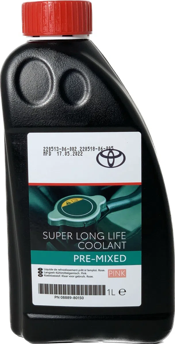 TOYOTA Anticongelante Refrigerante Original Super Long Life Coolant Pre-Mezclado 1 litro 08889-80150