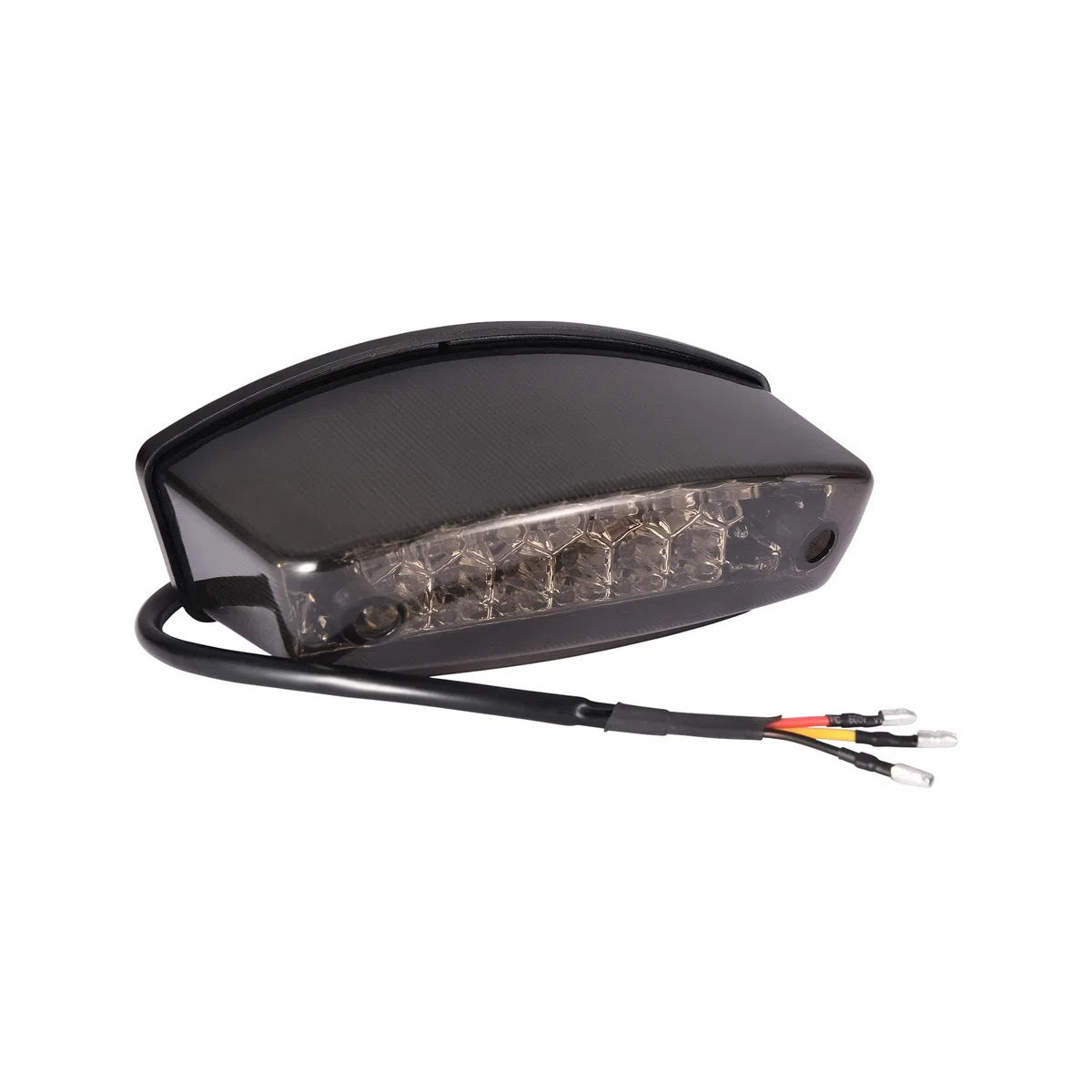WOOSTAR 3 Cables Luz Trasera LED de Freno Trasero Reemplazo para 50cc 70cc 90cc 110cc 125cc 150cc Motocicleta Scooter Dirt Pit Bike Off-Road ATV 5 Wheeler Quad Negro