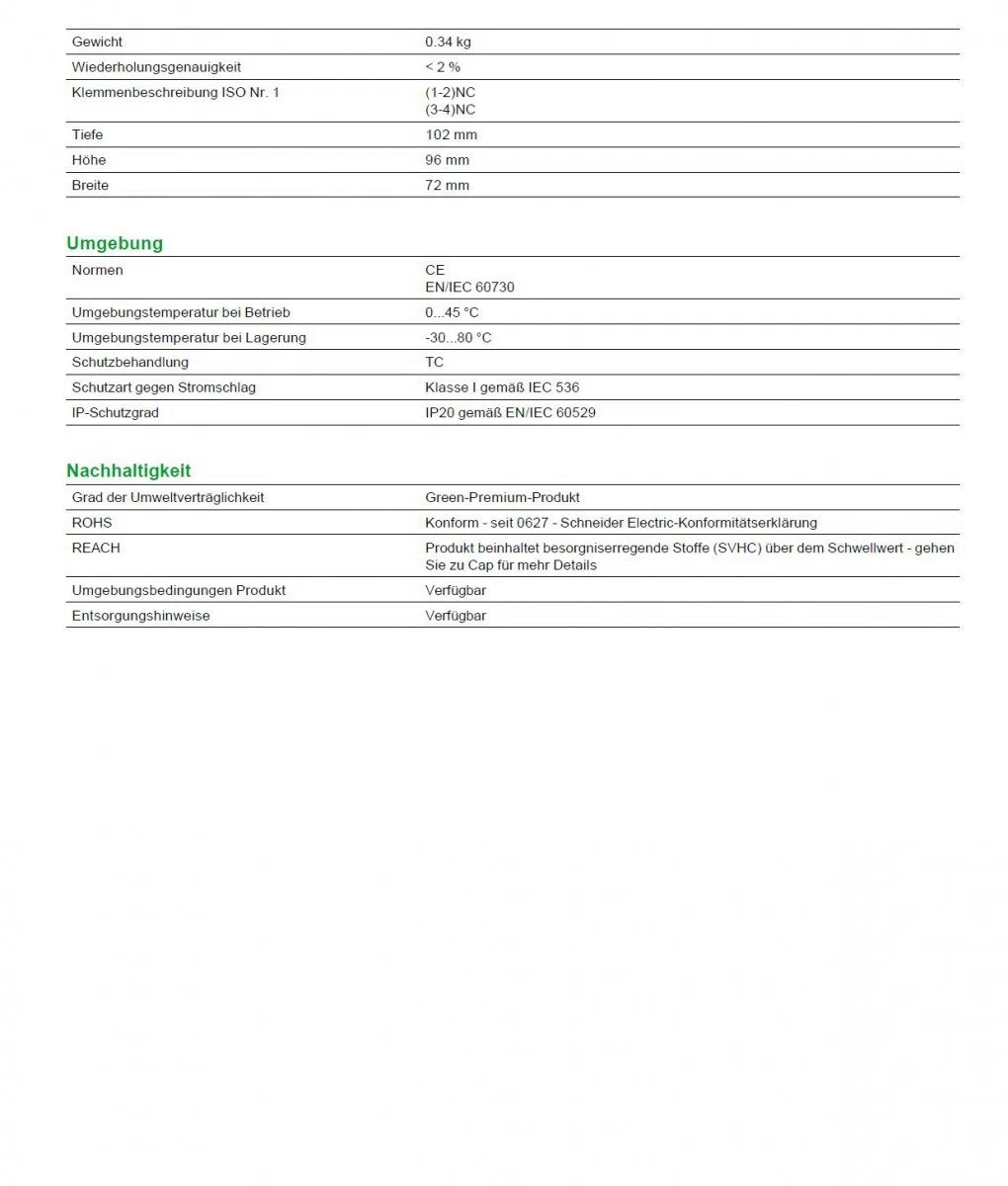 Schneider Electric FSG2 Presostato