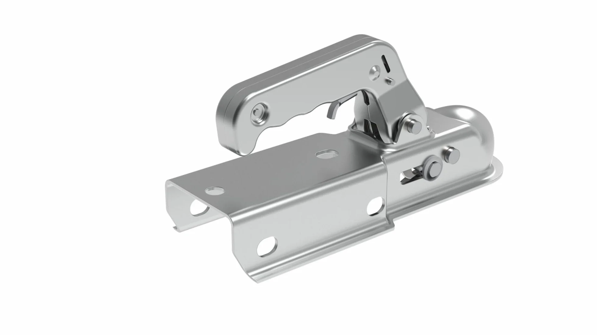 Unitec 10335 - Enganche de Remolque Cuadrado para Casa móvil (60 mm), Plata