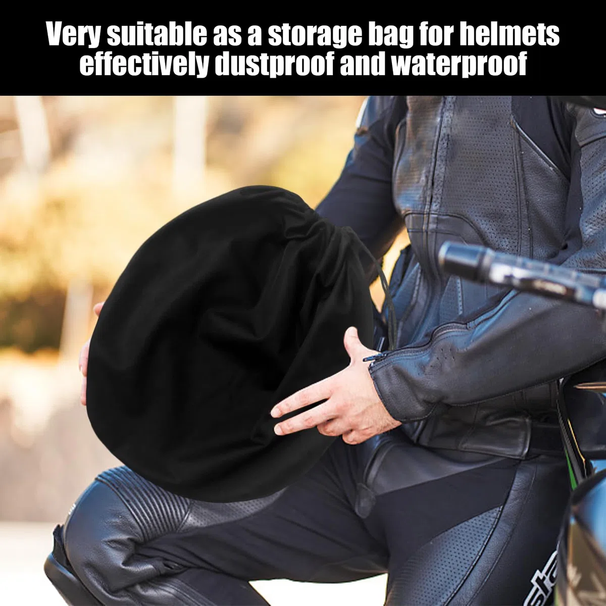 Bolsa De Casco De Motocicleta De 1 Pieza, Bolsa De Polvo De Casco, Accesorios para El Casco, Protección contra El Casco, Suministros De Almacenamiento De Casco.