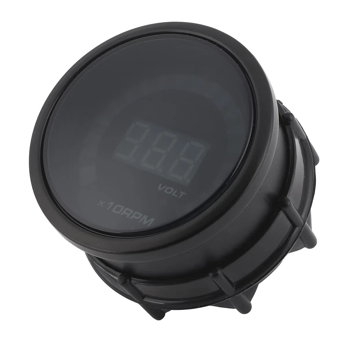 Tacómetro, Medidor de Voltímetro de Tacómetro de Alta Precisión con Pantalla Digital LED Universal 2 en 1 2 en 1 de 12 V para Coche