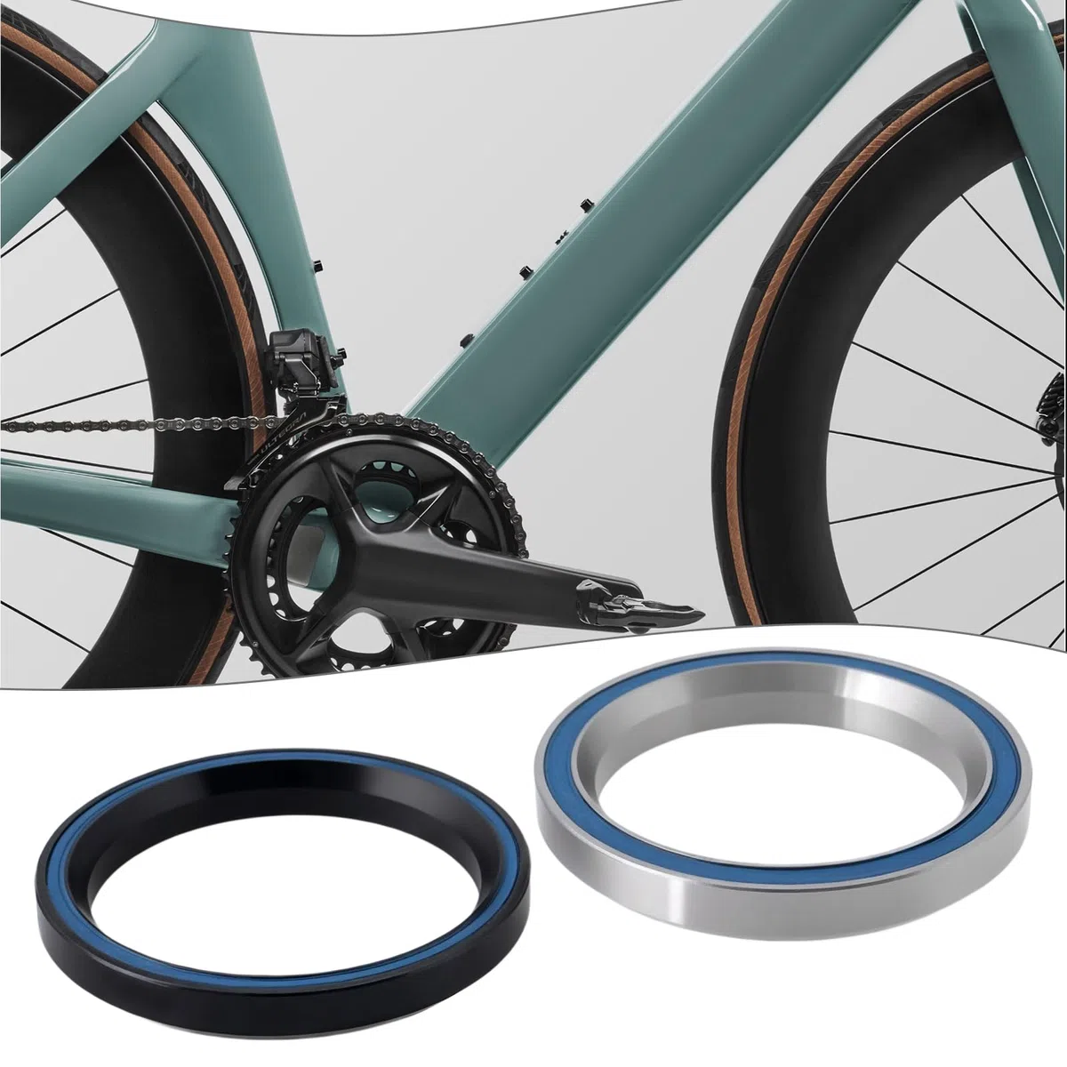 SG Store 2 Rodamientos para Dirección de Bicicleta AC3344 AC3544 Compatible con Aeroad Compatible con Ultimated Compatible con Endurace 35x44x5,5/6 Mm