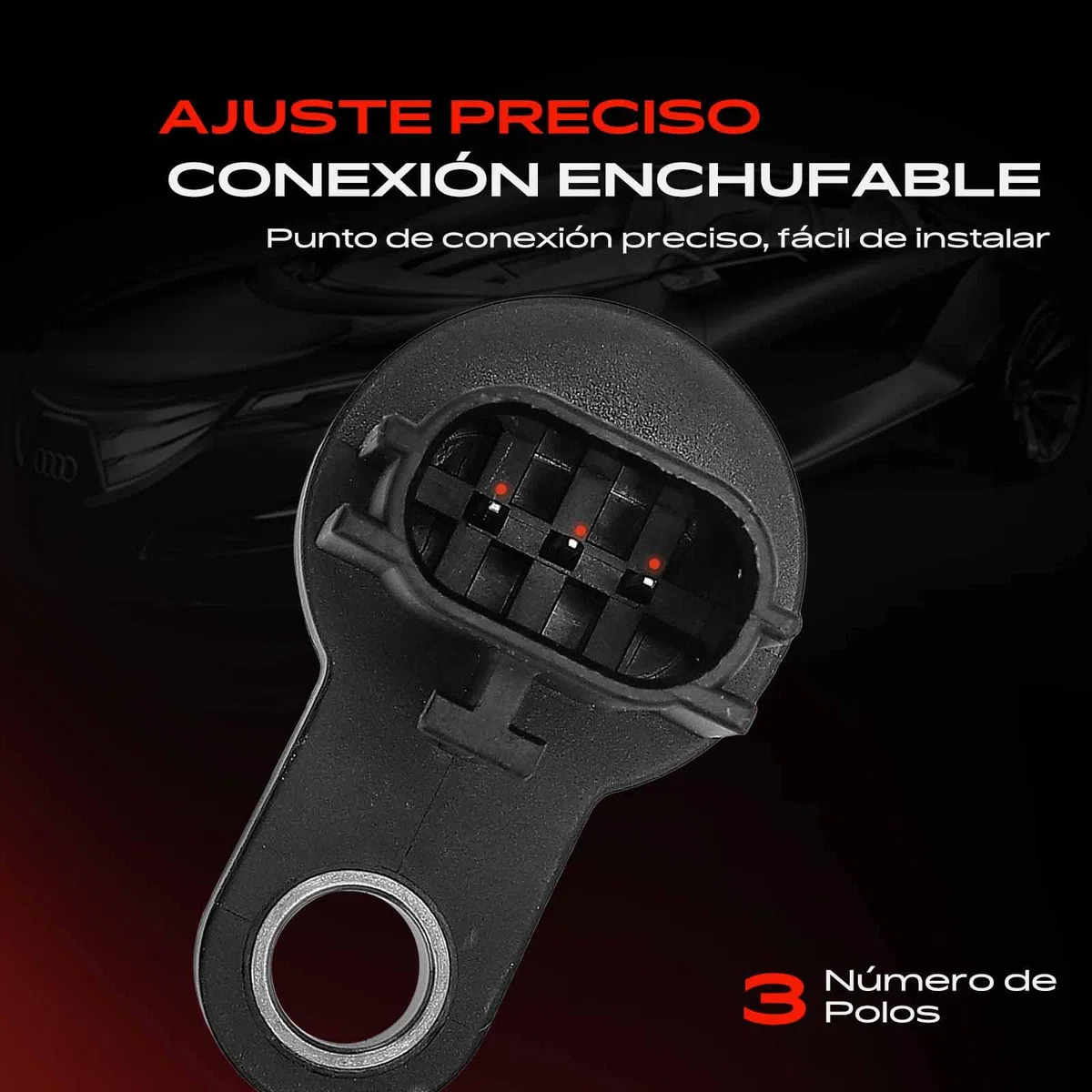 Frankberg Posición del cigüeñal Sensor del cigüeñal 3-Polos Compatible con 350 Z Coupé Z33 Pathfinder II R50 FX Murano I Z50 350 Z R.o.a.d.s.t.e.r Z33 Replace# 23731AL60C,917-707