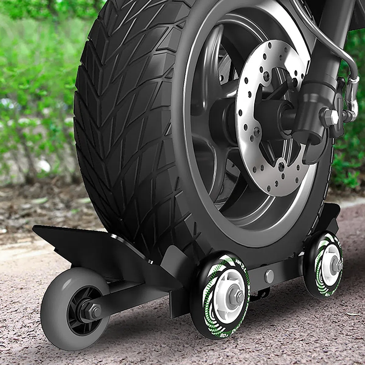 Plataforma rodante para Ruedas de Motocicleta, Herramientas móviles móviles, Carros con Ruedas Portátiles Carro con Ruedas, Transportador de Motocicletas con diseño de múltiples
