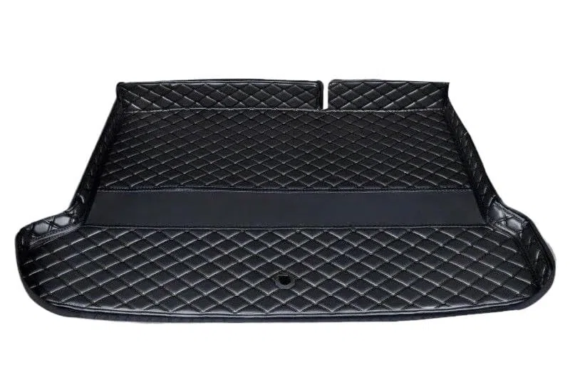 Alfombrilla Maletero Alfombrilla Maletero Coche para Chery para EBRO S700 2025 para PHEV Revestimiento Maletero Suelo Cuero Alfombra Bandeja Protectora Alfombrillas Bandeja(Black Mat)